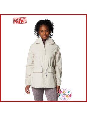 Fleece Lined Waterproof Rain Jacket Hooded Anorak